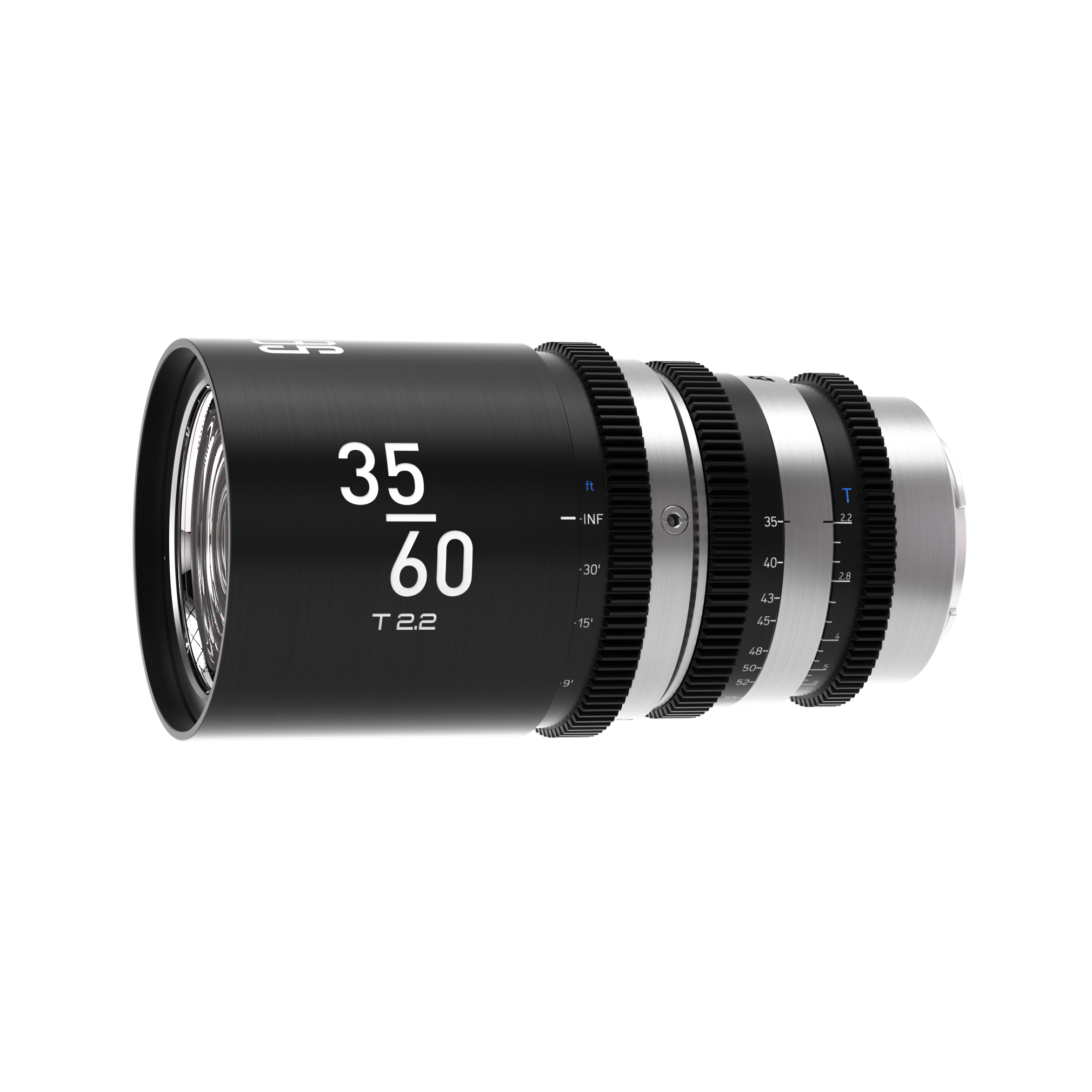 Sentinel 35-60mm T2.2-T2.8 Full Frame 1.33X Anamorphic Zoom Lens (E/L/RF)