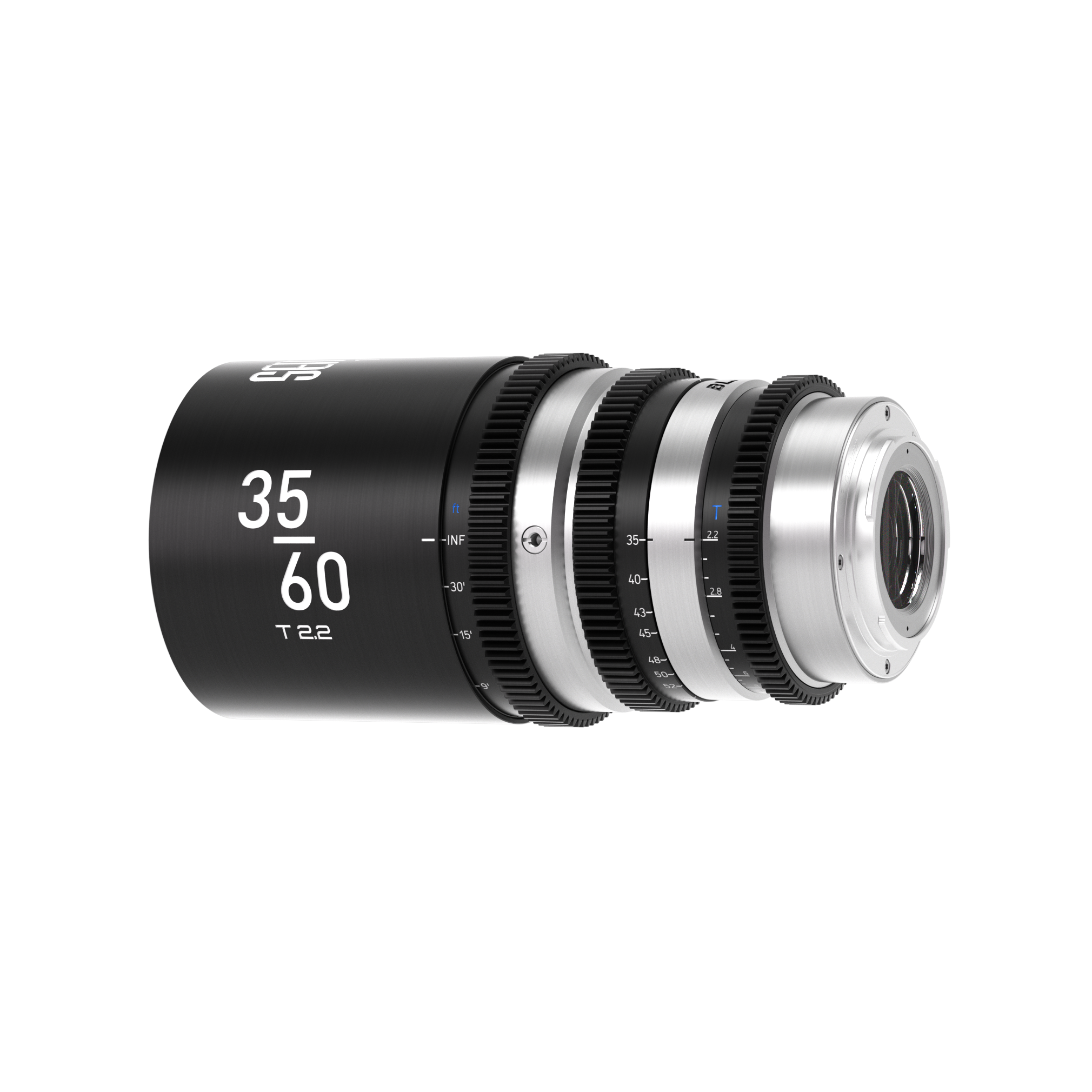 Sentinel 35-60mm T2.2-T2.8 Full Frame 1.33X Anamorphic Zoom Lens (E/L/RF)