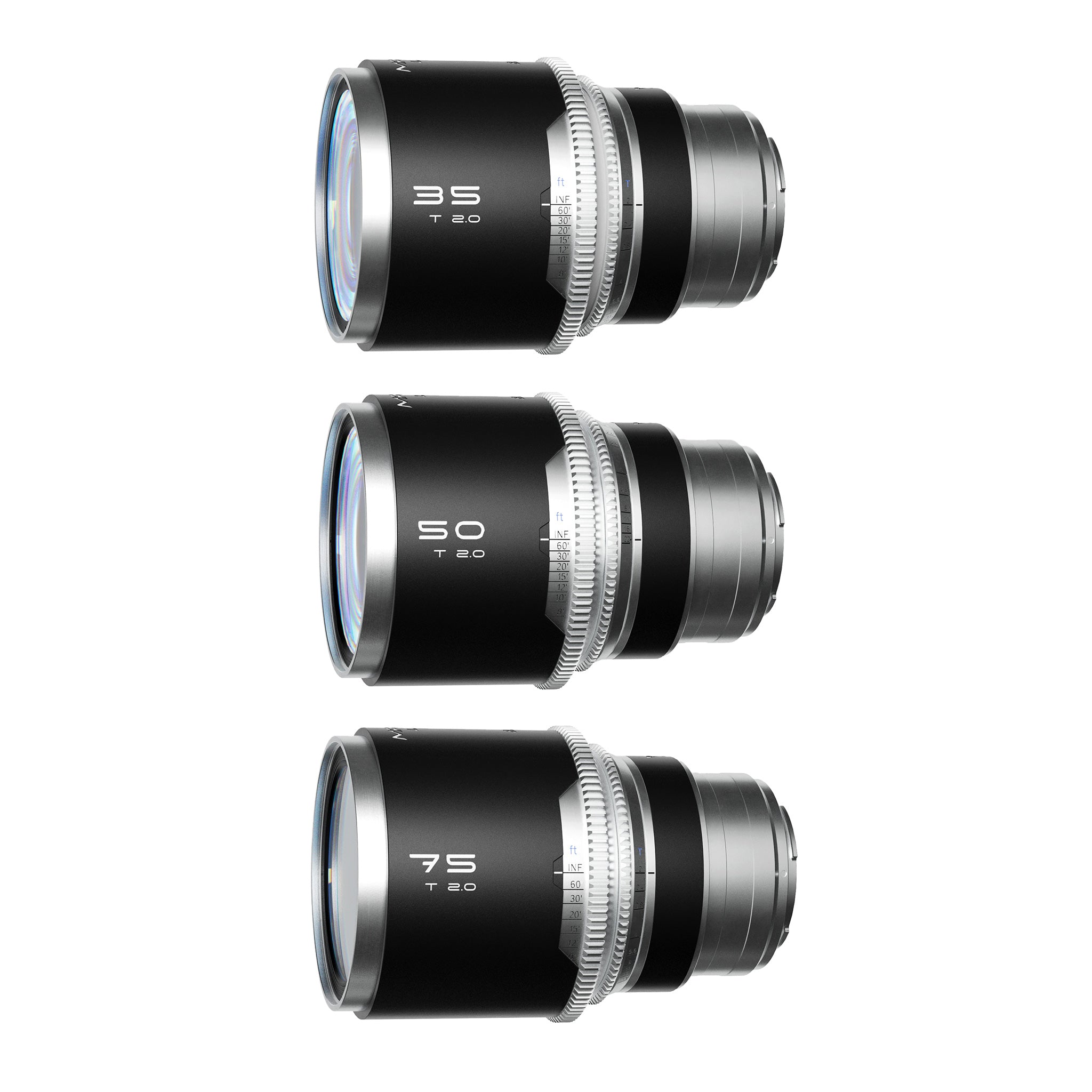 Mantis 1.33X Full Frame Anamorphic 35/50/75mm 3-lens set