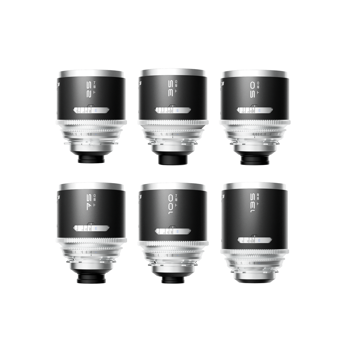 レクトファーゾ  マンダリンムスク50mm Mantis 1.33X Full Frame Anamorphic 25/35/50/75/100/135mm 6-lens Set
