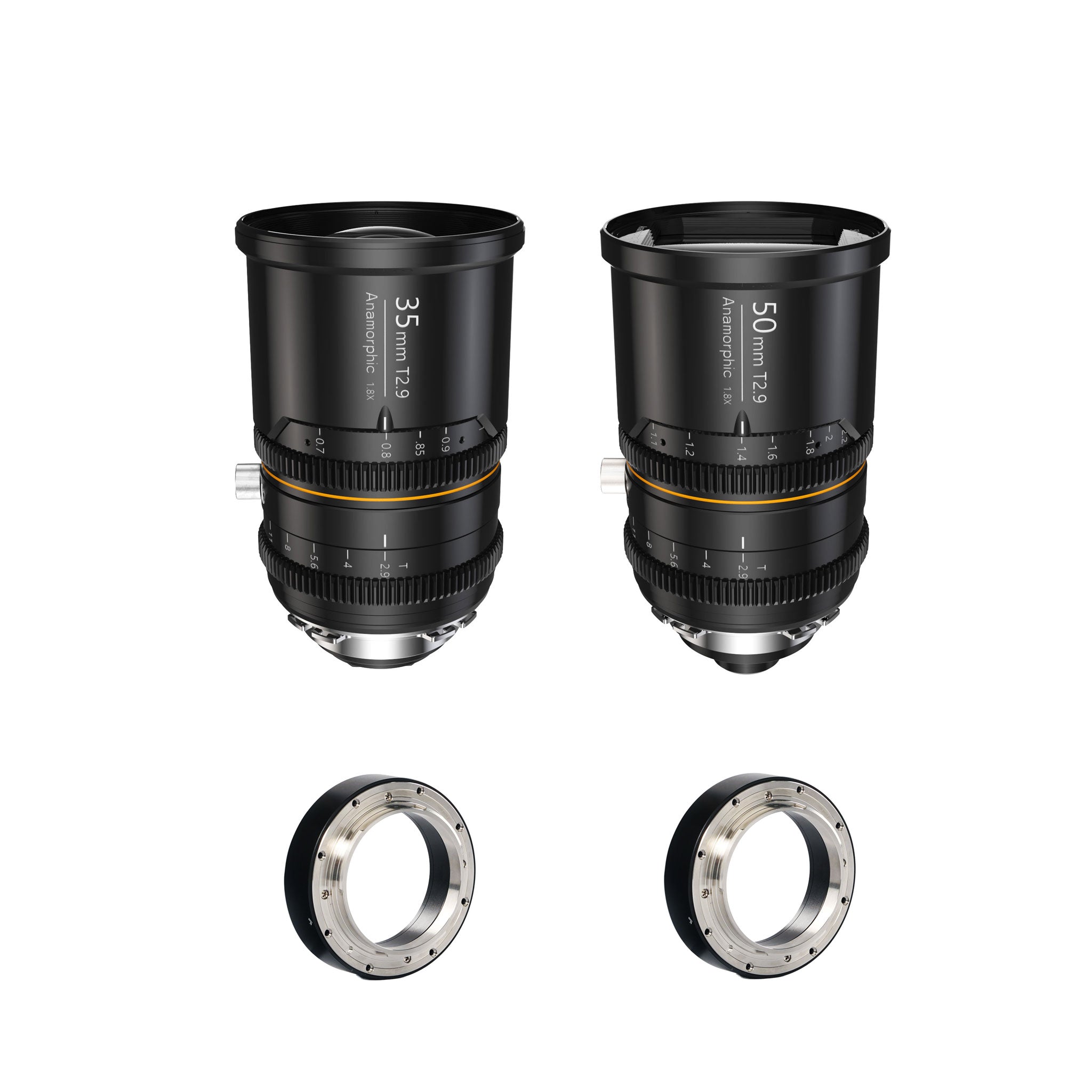 Great Joy 1.8x Anamorphic T2.9 2 Lens Set