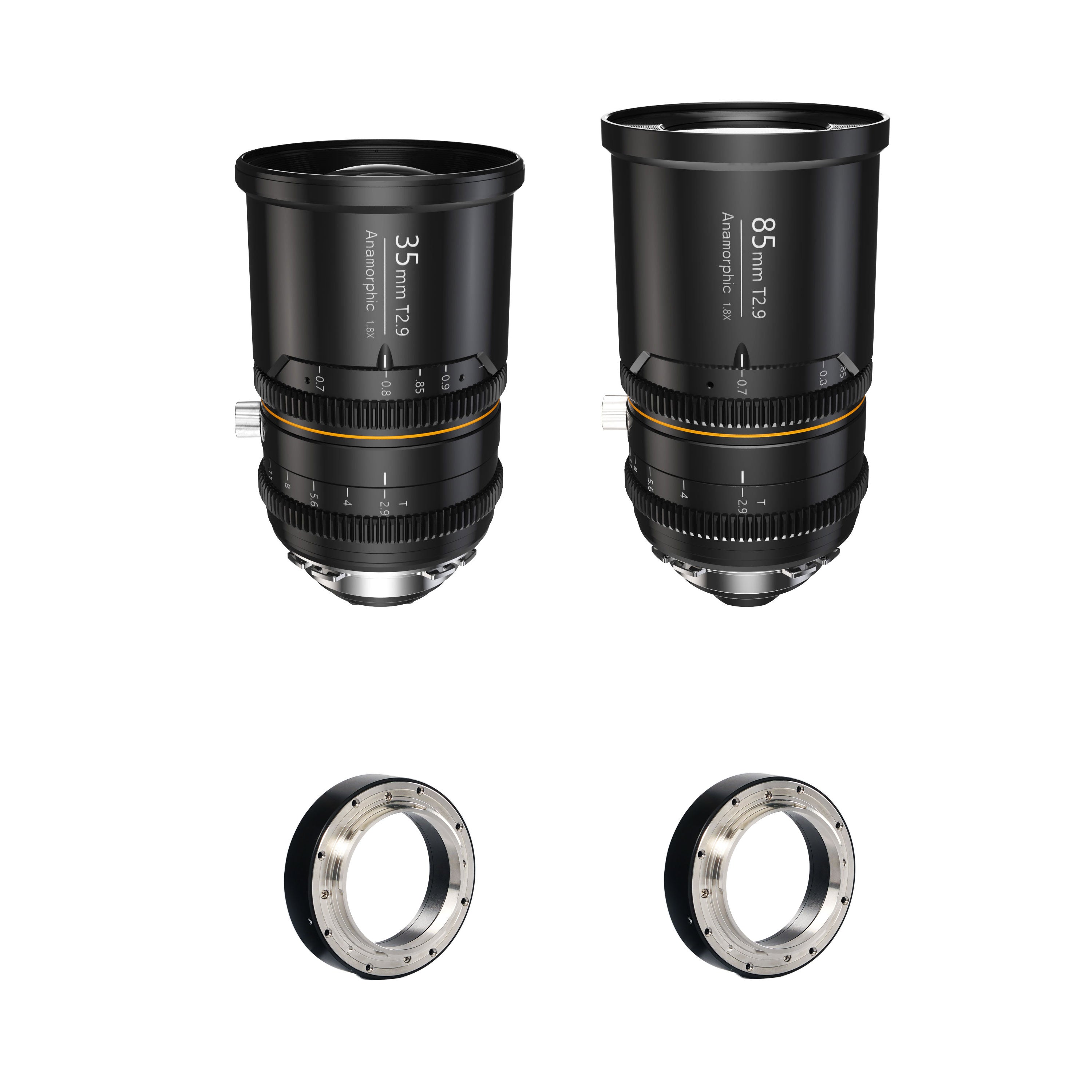 Great Joy 1.8x Anamorphic T2.9 2 Lens Set