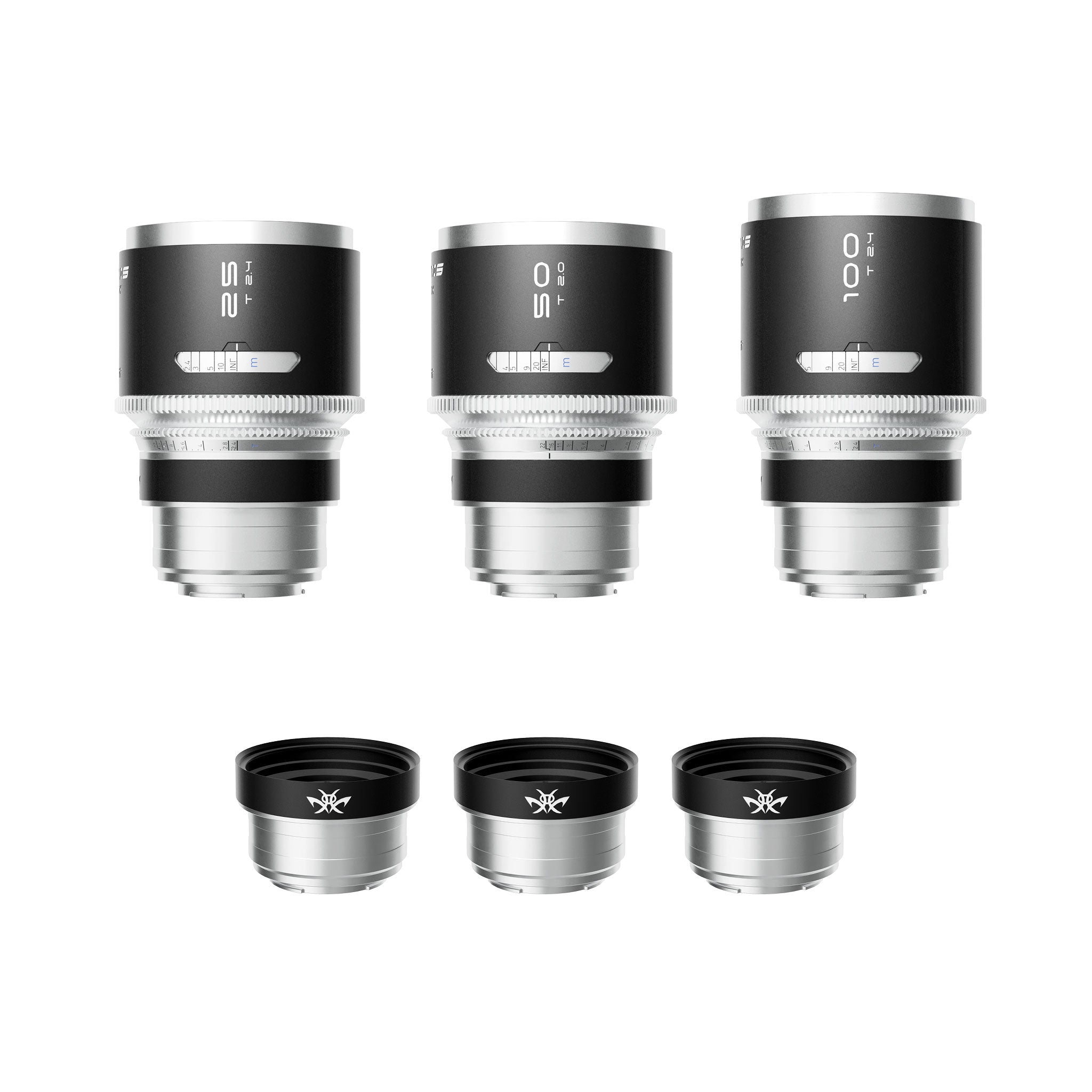 Mantis 1.33X Full Frame Anamorphic 25/50/100mm 3-lens Set (EF/RF/L/Z)