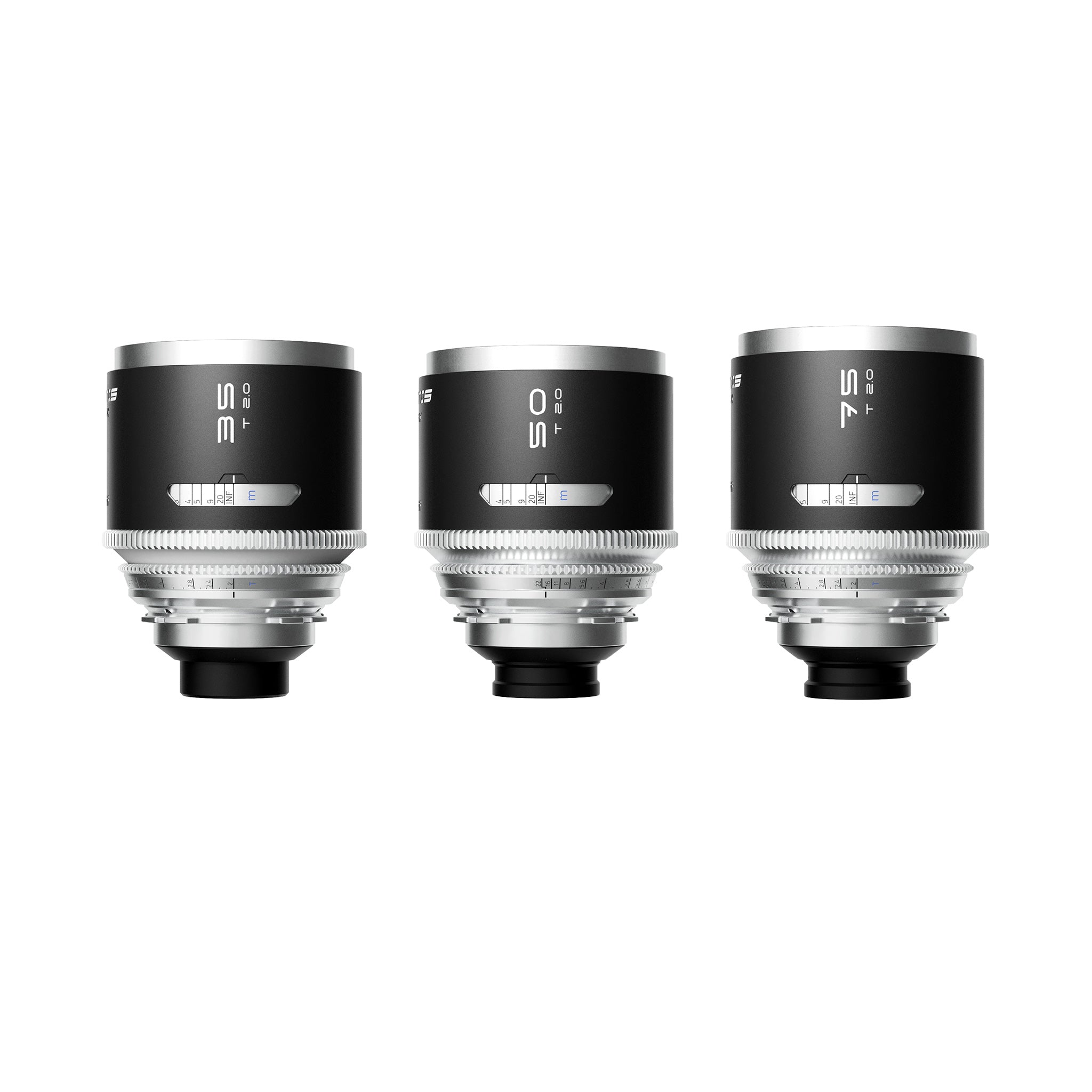 Mantis 1.33X Full Frame Anamorphic 35/50/75 3-lens set (PL/E)