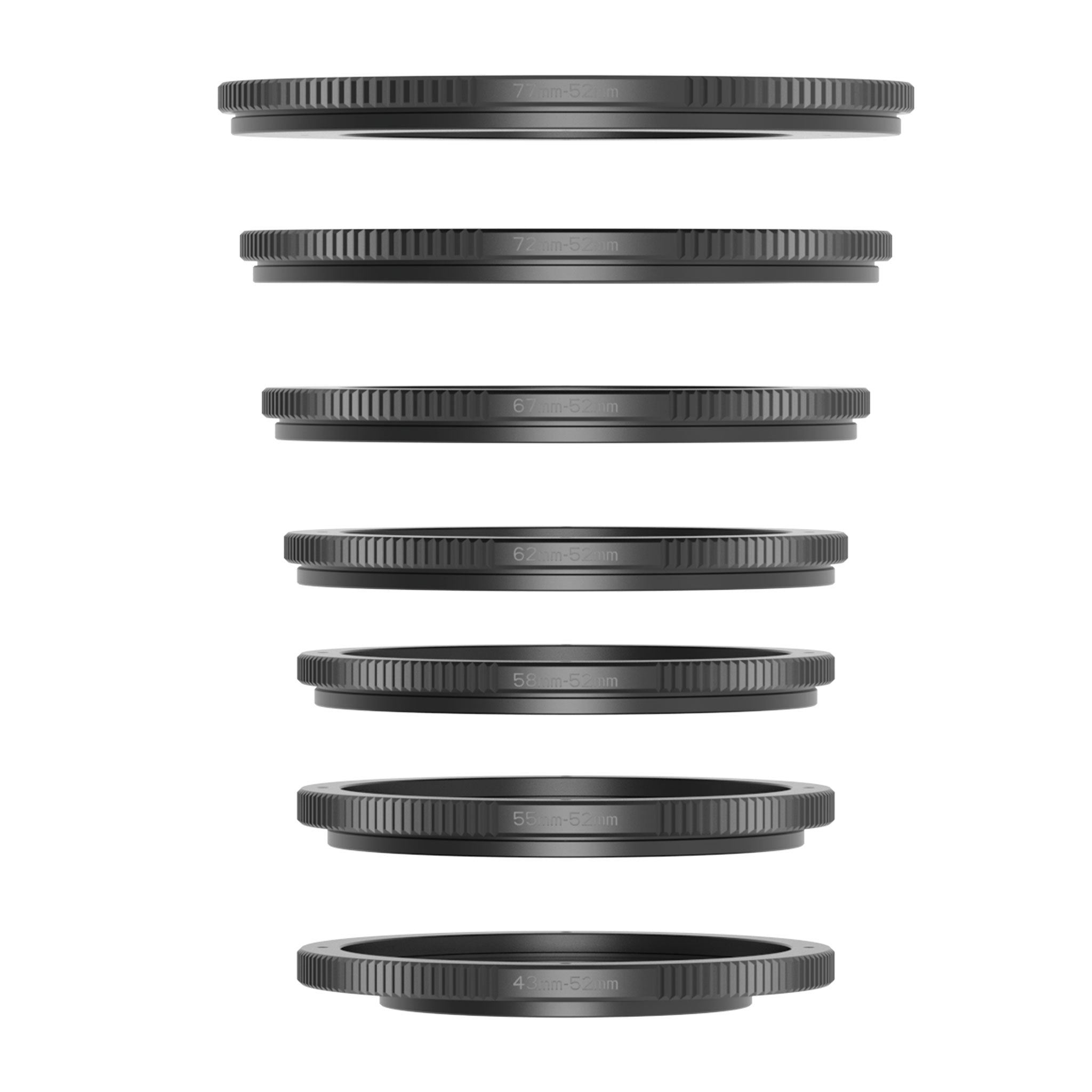 Blazar Lens Step-up & Down Ring Set for Nero 1.5X Anamorphic Adapter