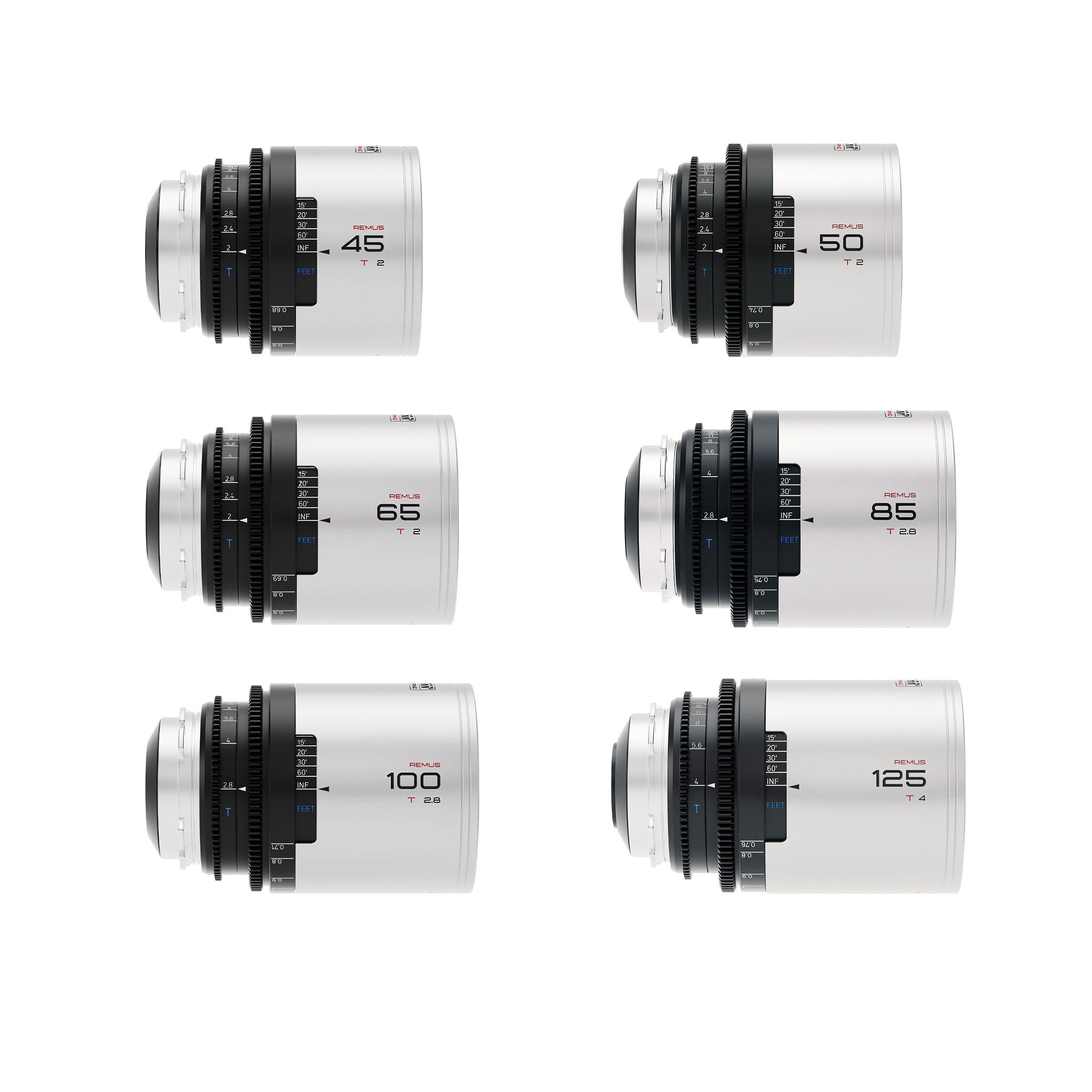 Remus 1.5X A Set with B Set Bundle (45/50/65/85/100/125mm)