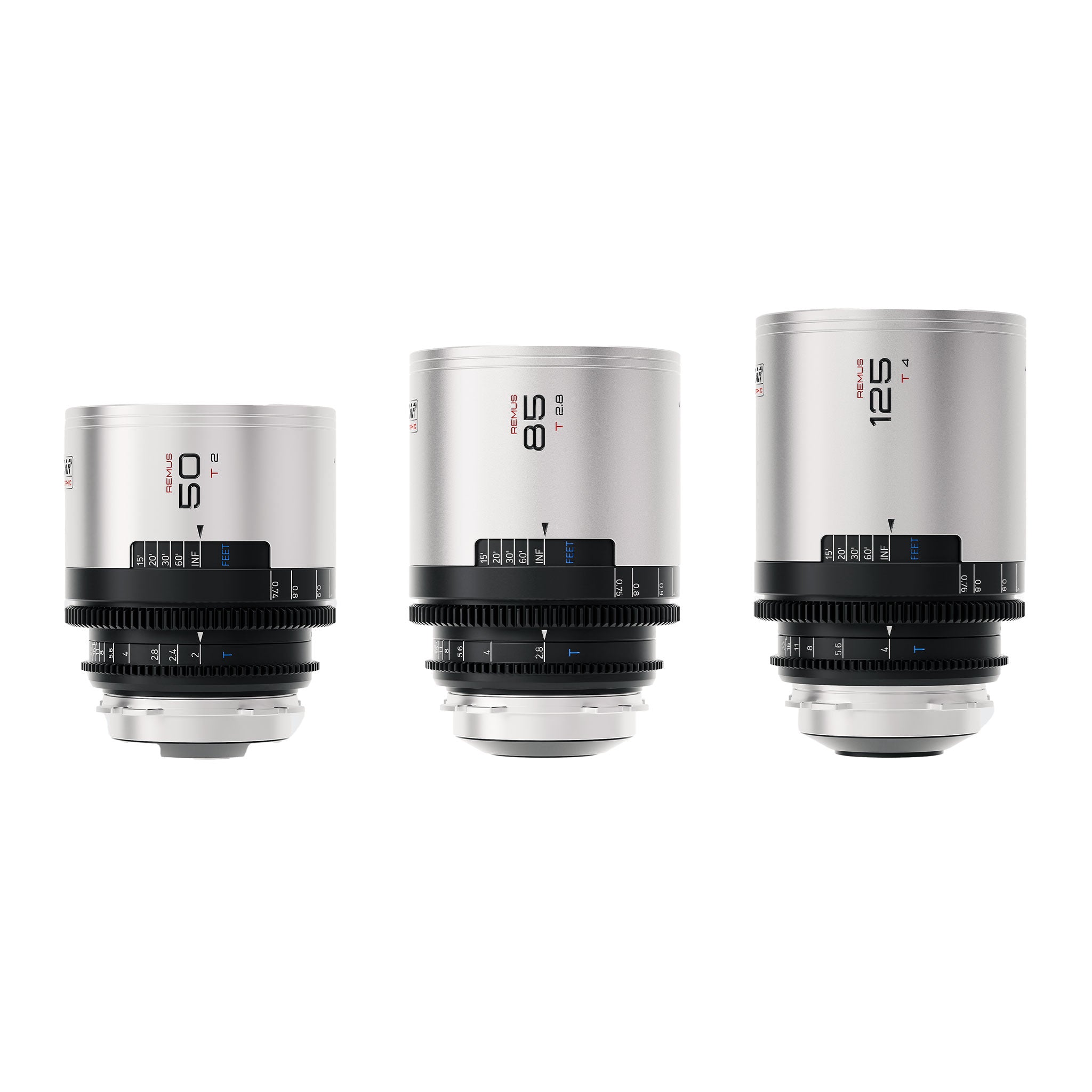 Remus 1.5x Full Frame Anamorphic B Set 50/85/125mm