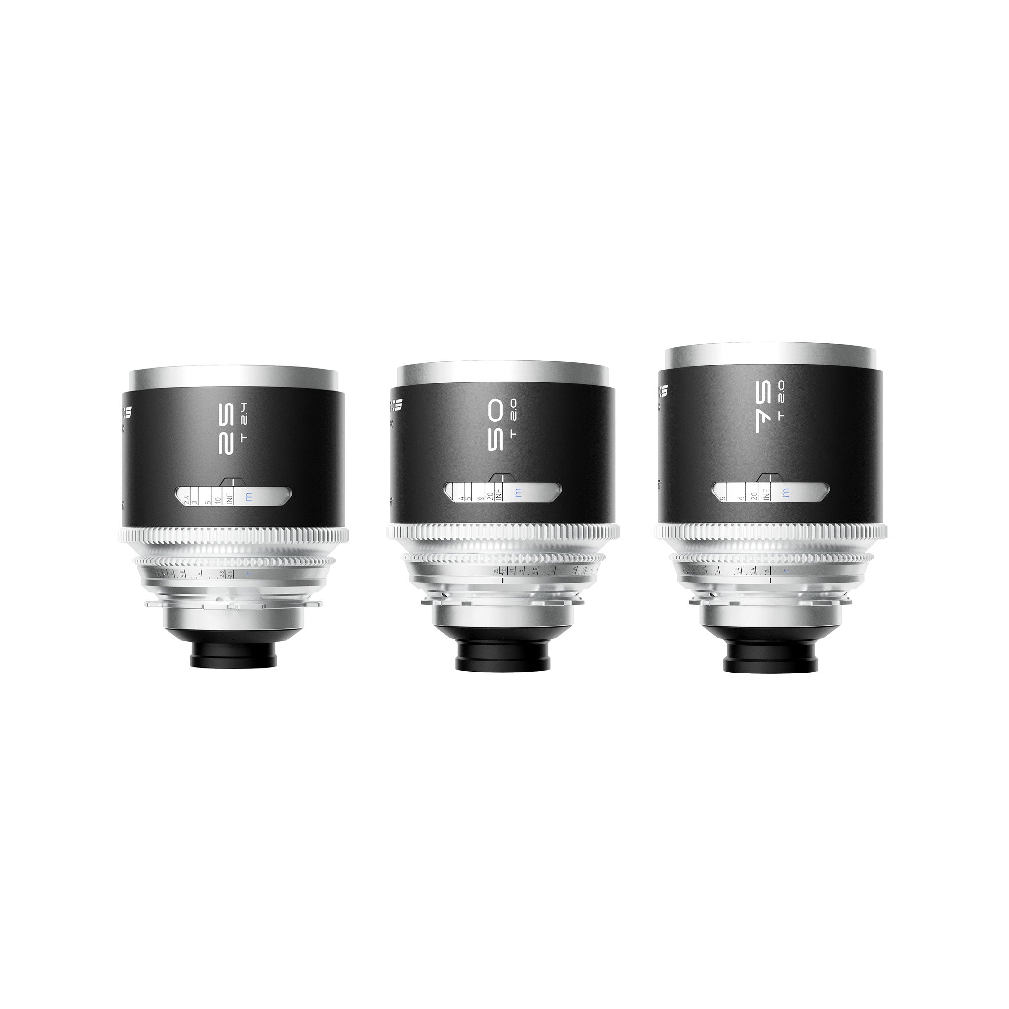 Mantis 1.33X Full Frame Anamorphic 25/50/75mm 3-lens Set