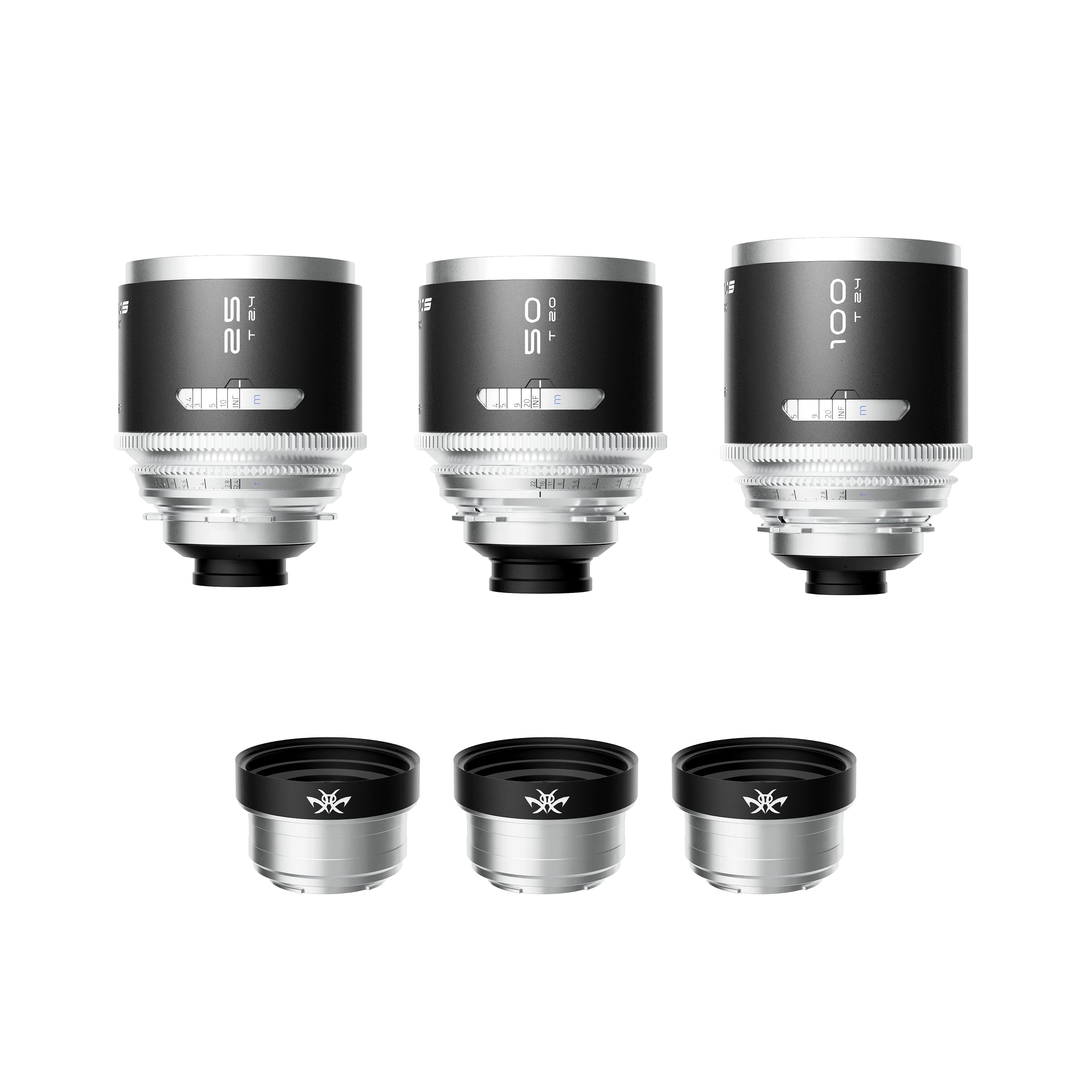 Mantis 1.33X Full Frame Anamorphic 25/50/100mm 3-lens Set (EF/RF/L/Z)