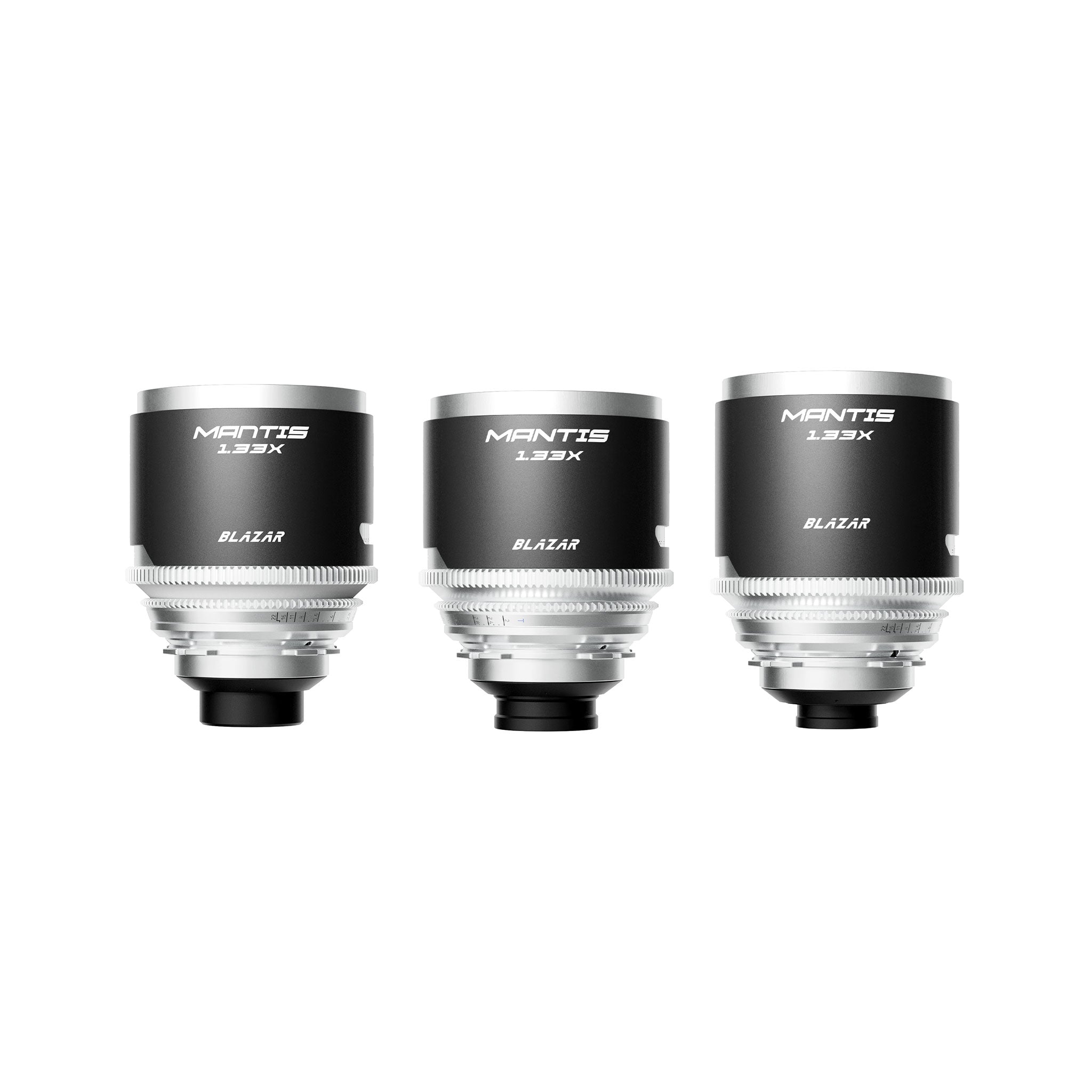 Mantis 1.33X Full Frame Anamorphic 25/50/100mm 3-lens Set