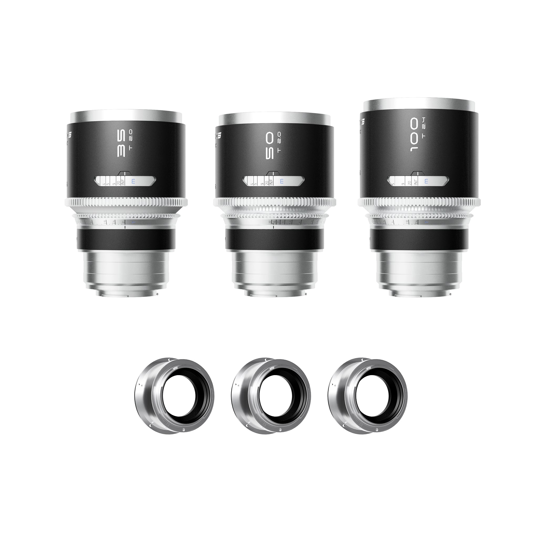 Mantis 1.33X Full Frame Anamorphic 35/50/100mm 3-lens Set (EF/RF/L/Z)