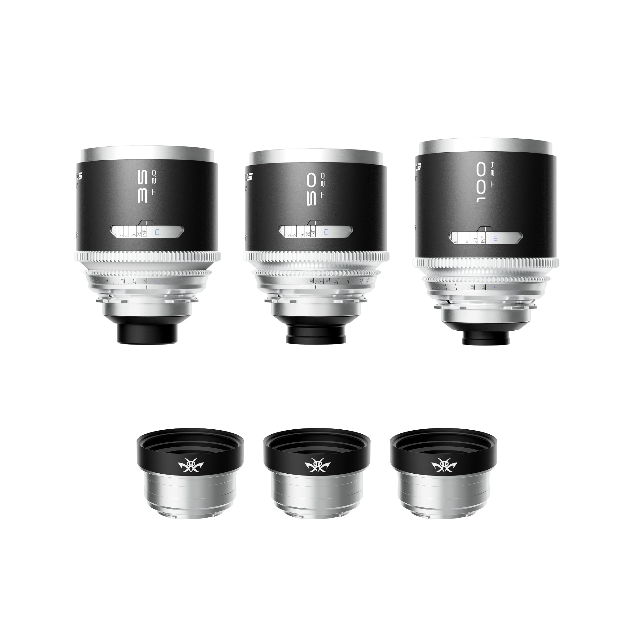 Mantis 1.33X Full Frame Anamorphic 35/50/100mm 3-lens Set (EF/RF/L/Z)