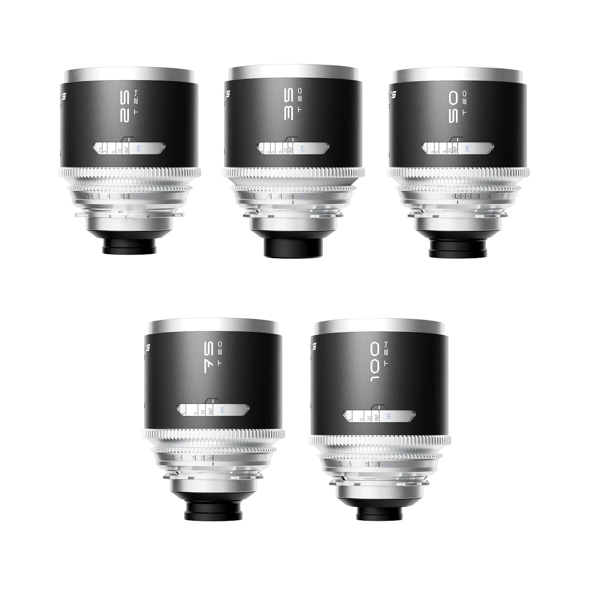 Mantis 1.33X Full Frame Anamorphic 25/35/50/75/100mm 5-lens Set