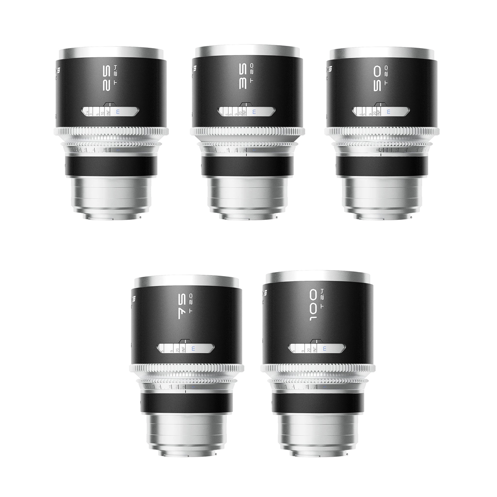 Mantis 1.33X Full Frame Anamorphic 25/35/50/75/100mm 5-lens Set
