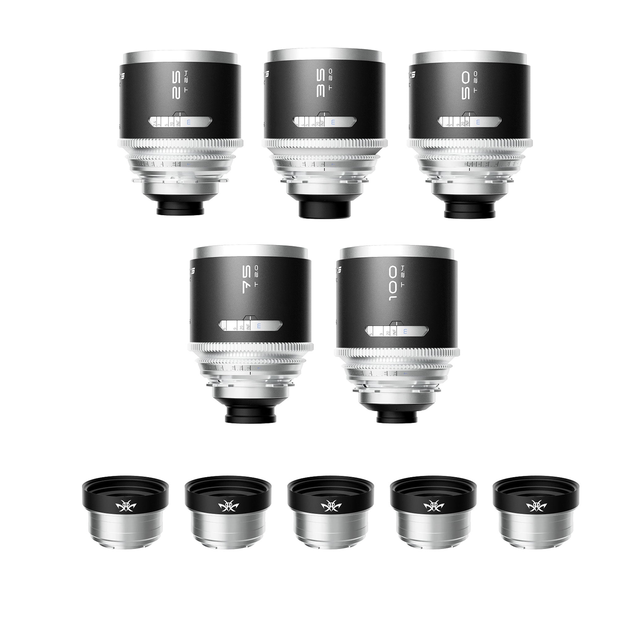 Mantis 1.33X Full Frame Anamorphic 25/35/50/75/100mm 5-lens set (EF/RF/L/Z)