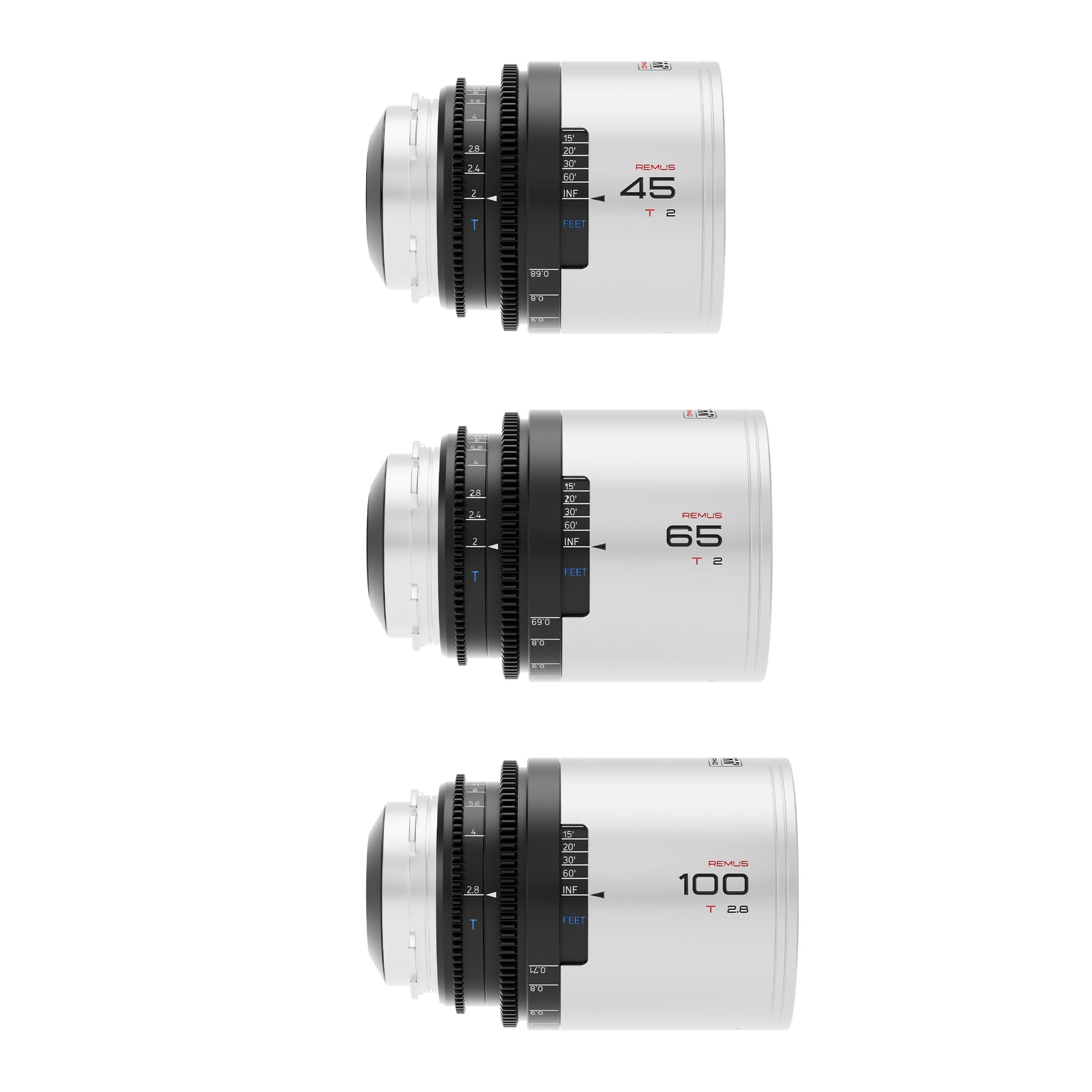 Remus 1.5x Full Frame Anamorphic A Set 45/65/100mm